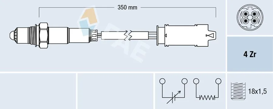 Oksijen Sensoru Kat. Sonrası BMW M52 M54 M62 M73 E36 E39 E38 E31 E52