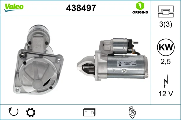 Mars Motoru 12V 2.5 KW 9 Dis Fiat DUCATO 2.3 3.0 HDI Peugeot BOXER - Citroen JUMPER 2.5-2.8-3.0 HDI