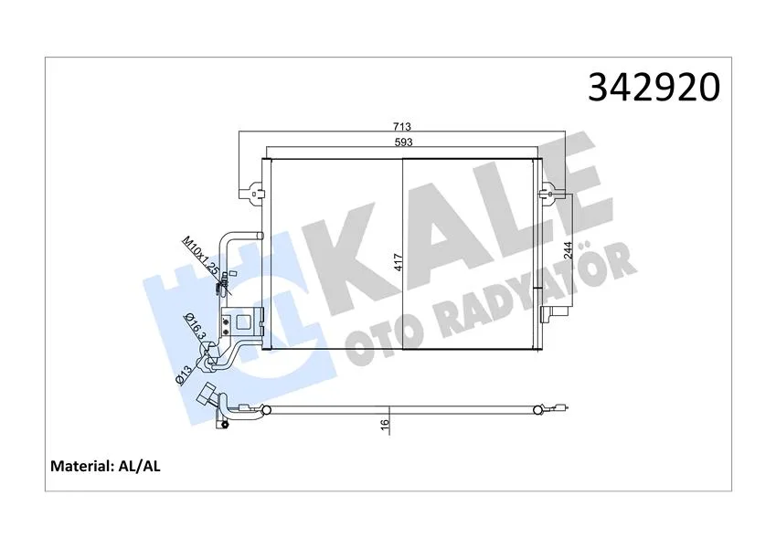 Klima Kondenseri VW Passat - Variant Skoda Superb Al - Al