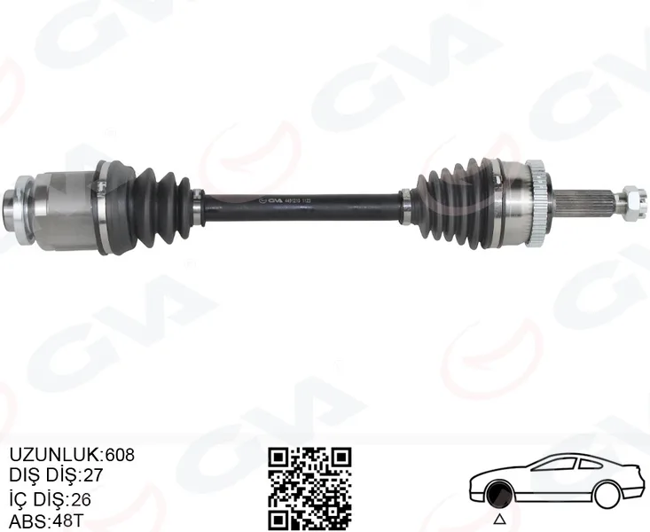 Komple Aks Ön Sag Hyundai Tucson JM 2.0 CRDI Absli 2004-2010