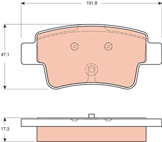Fren Balatası Arka Disk Fren Opel Corsa D 2006-2014 Grande Punto 2005-2010