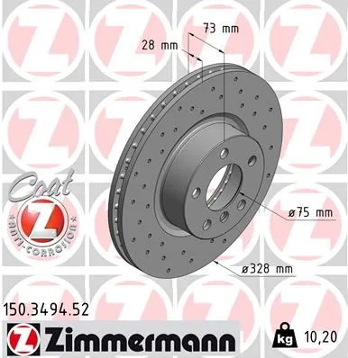 Fren Diski On BMW F25 F26 Delikli