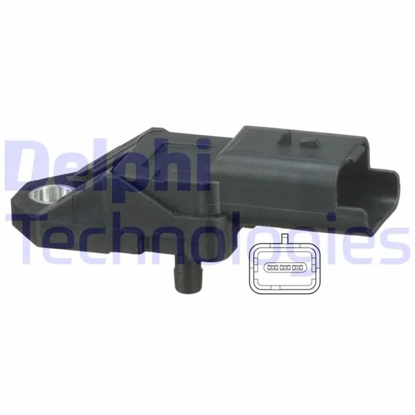 Emme Manifold Basınç Map Sensörü Peugeot P107-P206-P207-P307-P406-P607-P807-P2008-P3008-PARTNER - EX Pert - Bıbper Citroen C1-C2-C2-C3-C8-BERLINGO - NEMO - Jumpy - Xsara 1.4 HDI DV4T Ford Fiesta 1.4 Tdci