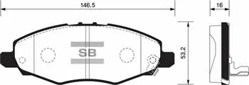 Ön Fren Balata Toyota HILUX Vigo 2.5L 2KDFTV KUN15 4X2 2005-2007