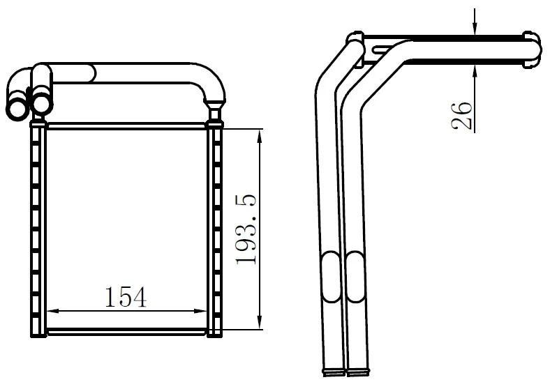 Kalorifer Brazing Radyator 154X204X26 ACCENT Blue 12 Geniş Tip