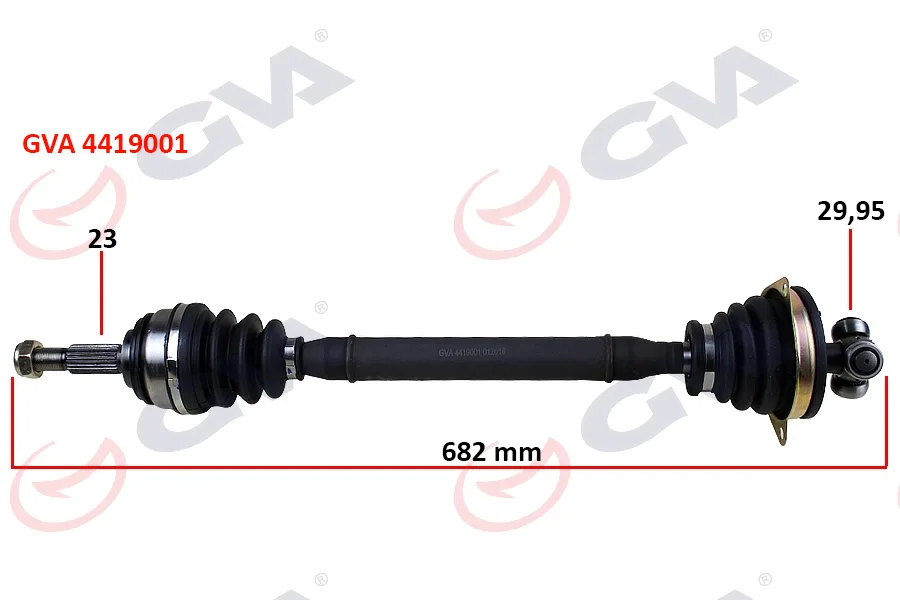 Komple Aks Sol Dacia Logan - Sandero 1.5 DCİ 2004-2012 682MM