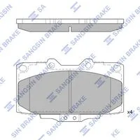 Ön Fren Balata Subaru IMPREZA WRX 2.0L EJ205 Turbo GD GG Kasa 2001-2006 Nissan 200SX 2.0L SR20DET TU Rbo S14 Kasa 1994-1999