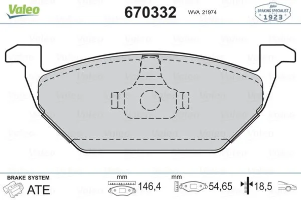 GDB1357 Ön Balata Golf 4 Bora 1997 SONRASI6.05 Polo 1999 Octavia 1997 Leon Toledo 1999-2006 Ibiza 2002 Audi