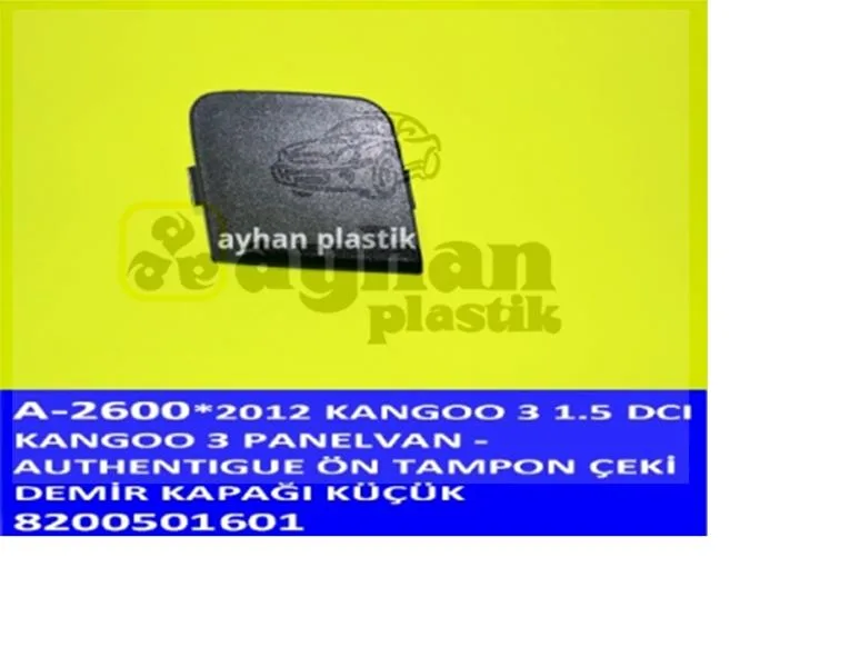 Ön Tampon Çeki Demir Kapağı Küçük Renault Kangoo 1.5 DCI 2012 (5 Adet)