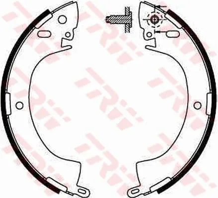 Arka Pabuç Balata L200 2.5D TD 1986-1996 L300 2.0 2.3D 2.4 2.5D 89 1996 Pajero 1988-2000 254X51