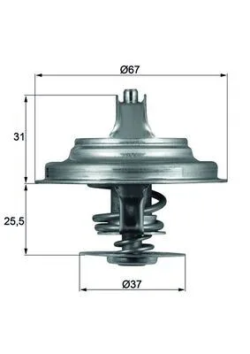 Termostat Passat - CRAFTER - LT 1928-1935-TRANSPORTER 4 87C