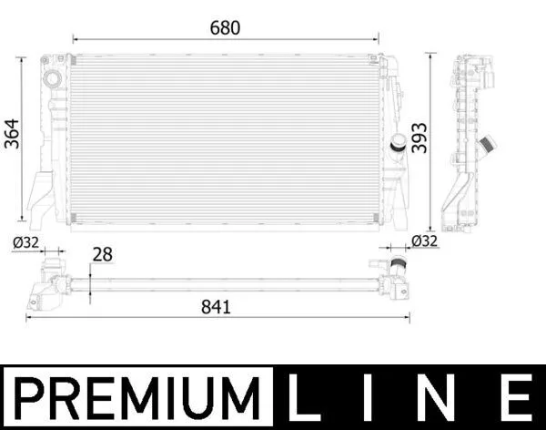 Motor Su Radyatoru BMW F52 F45 F46 F48 F49 F39 . Mini F54 F55 F56 F57 F60