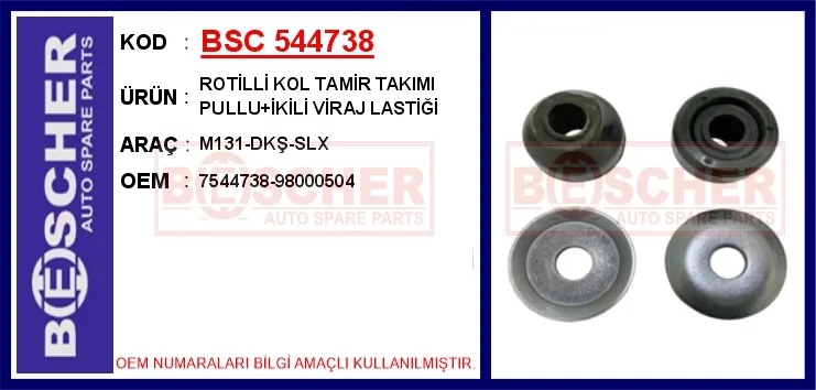 Rotilli Kol Tamir Takimi M131-DOĞAN Kartal Şahin - SLX Pullu İkili Viraj Lastiği