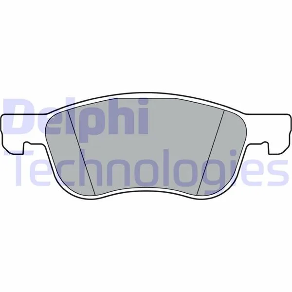 Disk Fren Balatası Ön Ford Fiesta 1.0/1.1/1.5D 2001-2017 Ford Fiesta ST 1.5 2004-2018 Courier 5-769 2018