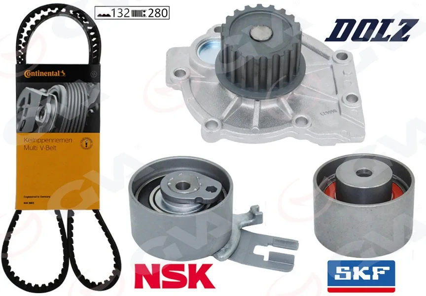 Eksantrik Rulman Kiti Triger Seti Devirdaim Li Volvo C30 2010-2014 C70 2 2006-2014 S40 2 2006-2010 S8 2 V6 V7 XC6 XC9 D3-D4-D5