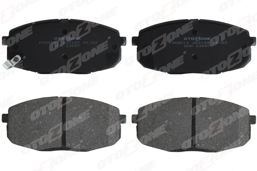 Ön Fren Balata Hyundai İ30 1.6L D4FB CRDİ Dizel 2007-2011 1.4L 1.6L Benzinli 2008 / KIA CERATO 1.6L Ben Zinli 2010 / Ceed 1.4L 1.6L Benzinli 2007 - Aşınma İkaz Soketli