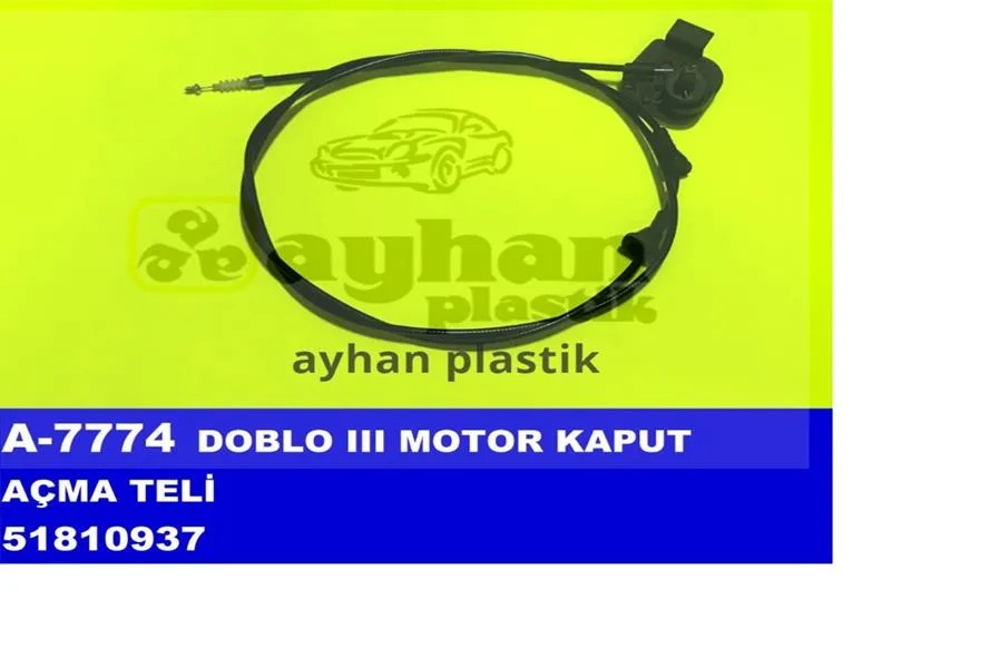 Motor Kaput Açma Teli Fiat DOBLO 3