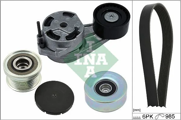 Kanalli Kayıs Seti BMW F20 F21 F30 F31 F35 Kutuklu. Alternator Kasnaklı