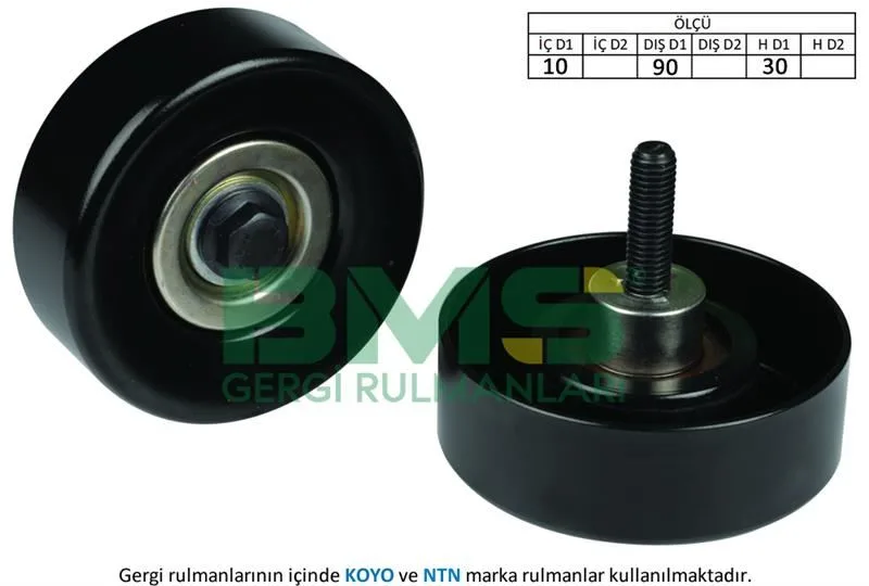 Alternatör Gergi Rulmani Fiesta 1.8DI 2000 - Focus 1.8TDCI-1.8DI-1.8TDDI 1998-2004 TOURNEO Connect 1.8D