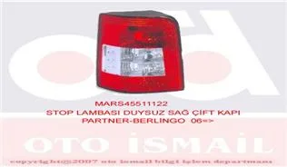 Stop Lambasi Duysuz Sağ Çift Kapi PARTNER - BERLINGO 2006