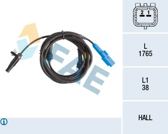 ABS Tekerlek Hız Devir Sensörü Arka Peugeot P508 2010
