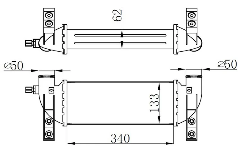 Turbo İntercooler Radyatoru Connect 1.8TDCI 2002-2006