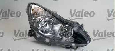 Sol Far Siyah / Krom Opel Corsa D 2006-2014 Elektrikli Halojen H7 H1 Tanım Eh Sport Opc 111.Yıl Adaptif Hariç Motorlu