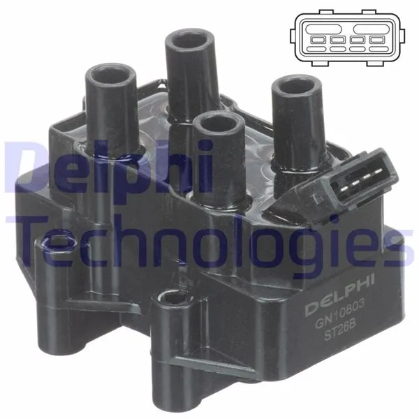 Ateşleme Bobini P306 1993-2001 P106 1991-2001 1.0-1.1-1.4 1.6 P205-P405-AX - ZX - Rover 420 1995-2000 820 TU3M - TU1M - TU5J - TU9M