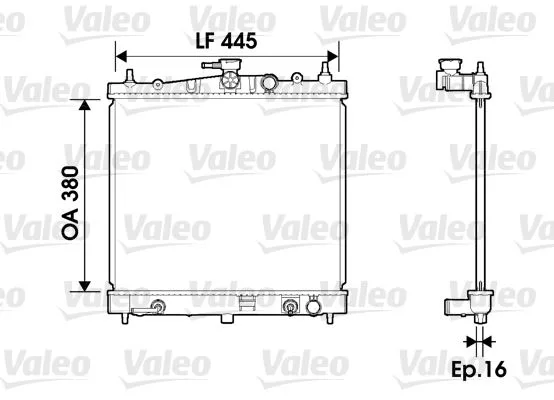 Radyatör Nissan Micra 1.2L 1.3L 1.4L CR12DE CR14DE CG12DE CGA3DE K12 2002-2009 Note 1.6L HR16DE E11 2006-2012 Otomatik Vites
