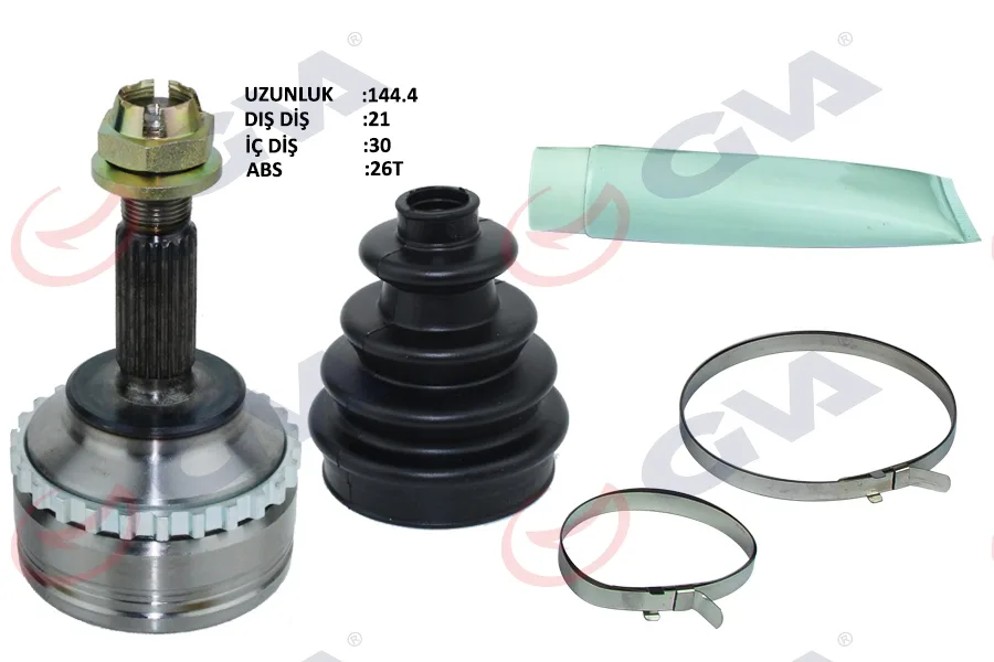 Aks Kafası Diş Ön Clio 2 1.4İ 16V 1998-2005 Kangoo 1998-2008 ABS Li 26DİŞ 21X30X52.2 144.5MM