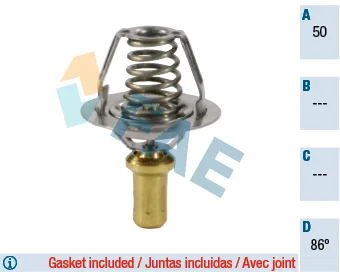 Termostat 86C R19-CLIO - Exp 1.4 E6J - E7J
