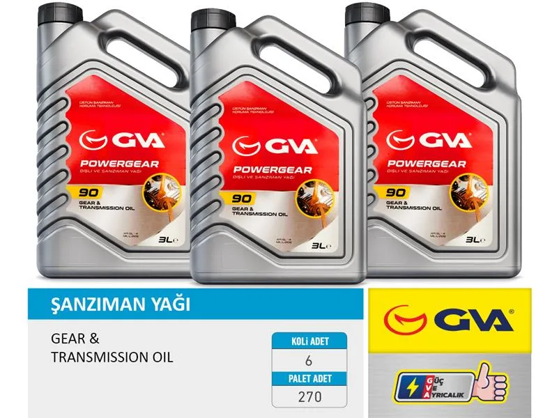 Şanzıman Yağı 90W API GL-4 3 LT (6 Adet)