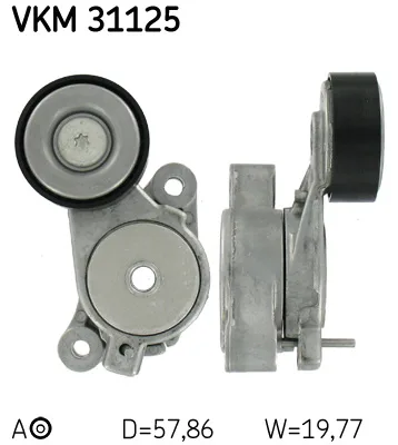Alternatör Gergi Rulmanı Kütüklü GOLF5/6-JETTA - Passat - Scirocco - Tiguan - A3-LEON 1.4TSI 2004-2010 BLG - BM Y - Cava