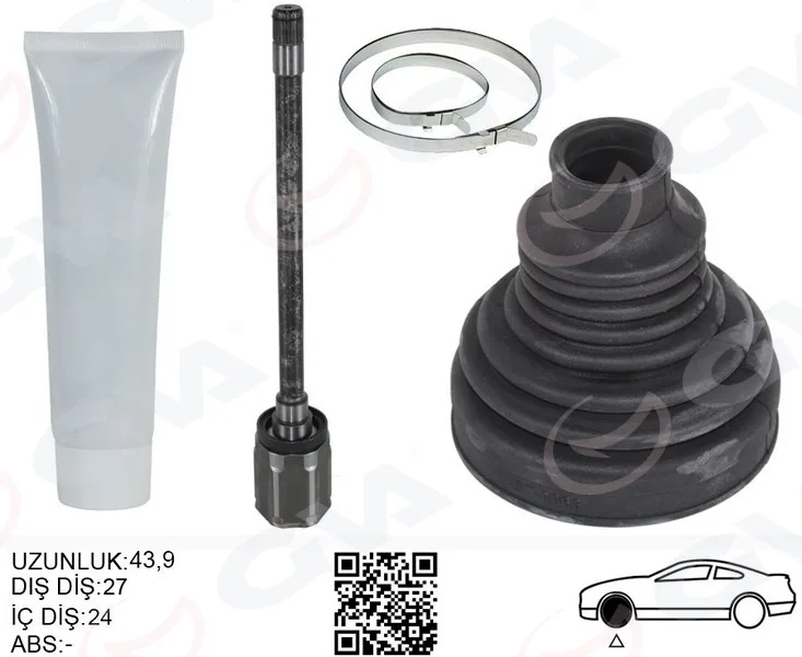Aks Mili Ön Sağ BMW X5 E70 X6 E71 E72 Sanziman Tarafı Uzunluk - > 567.5MM