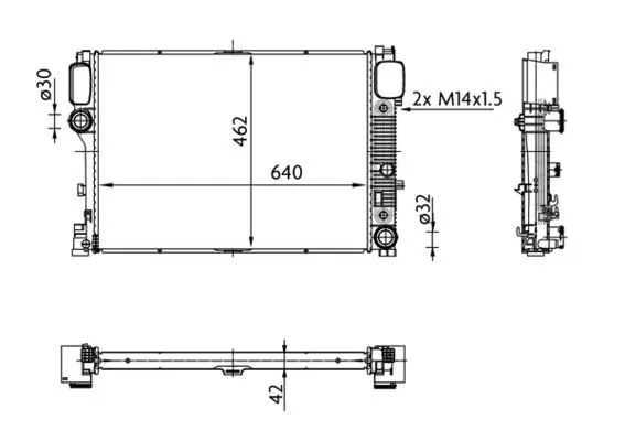Motor Su Radyatoru Mercedes S - CLASS W221 2005-2013