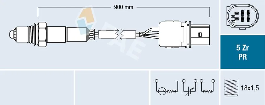 Oksijen Sensörü Ön Corsa C - Corsa D 1.3 CDTİ Z13DTJ - Z13DTH