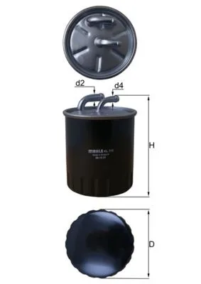 Yakit Filtresi Mercedes OM646 W203 W204 C219 W211 W221 W639 B906