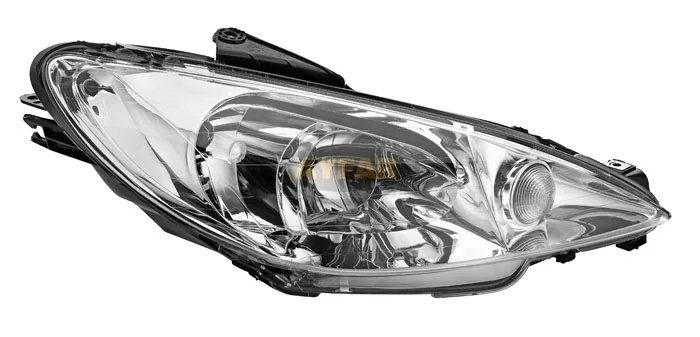 Far Sinyal Sol Şeffaf P206 2003-2010 Elektrikli H7 H7