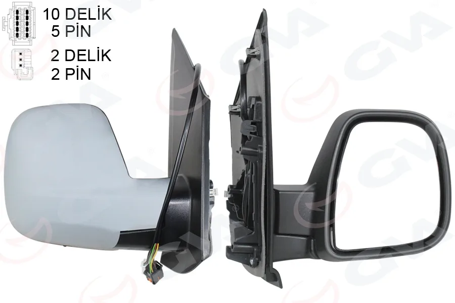 Diş Dikiz Aynası Sağ Opel VIVARO C 2019 Zafira Life 2019 Peugeot EXPERT 2016 TRAVELLER 2016 Citroen Jump Y 2016 Spacetourer 2016 Toyota PROACE 2016 Elle Katlanır Elektrikli Astarlı Rezistanslı Sensörlü