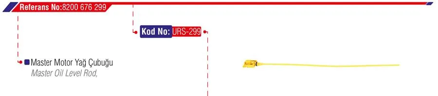 Yağ Çubuğu MASTER G9U (5 Adet)