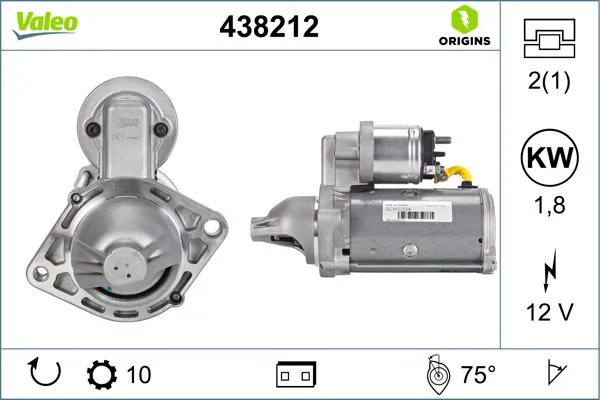 Mars Motoru 12V 10DIS 1.8KW Opel ASTRA H - COMBO C - Corsa C - D - Meriva A - TIGRA - Agila 1.3 CDTI