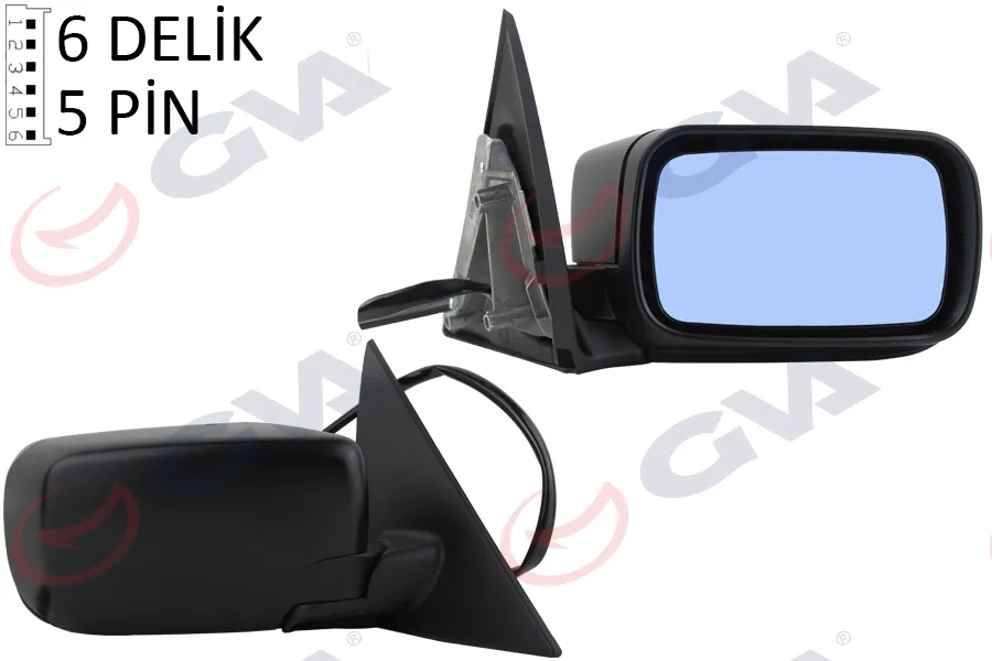 Dış Dikiz Aynası Sağ 3 E46 1998 Elektrikli Isıtmalı Astarlı Asferik