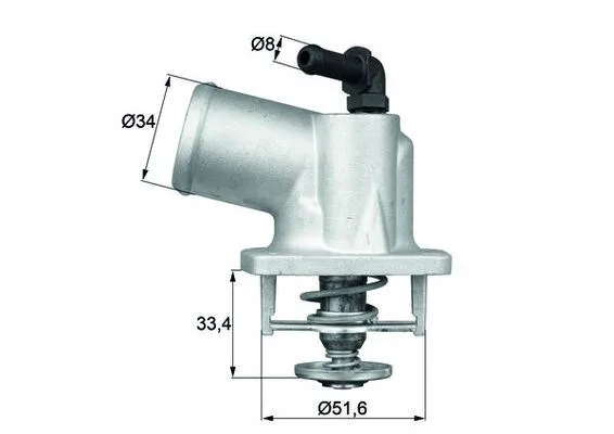 Termostat Komple ASTRA G - Corsa C - Vectra B - C - Meriva - Zafira-1.4-1.6-1.4 16V-1.6 16V 92C