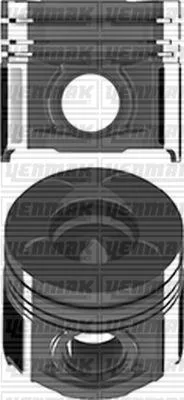 Motor Piston Segman STD ASTRA H 2004-2014 Vectra C 2002-2008 Zafira B 2005-2015 SIGNUM 2003-2008 Z19DTH 82.00 (4 Adet)