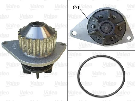 Devirdaim Su Pompasi P106-P206-P207-P307-Bipper - NEMO - PARTNER - BERLINGO - C2-C3-SAXO - Xsara 1.4 TU3JP - TU3A 1.4 8V MQP Fiat FIORINO 1.4 KFT. - KFV