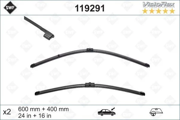 Silecek Supurgesı Takimi 600MM / 400MM BMW E92 E93 SWF