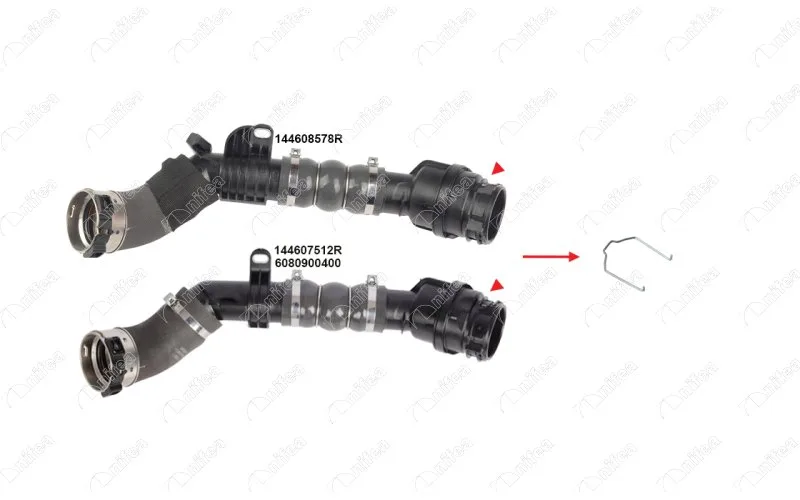 Turbo Hortumu Segmanı Dacia - DOKKER - Duster - Lodgy - Logan - Mercedes Benz A - Serisi - Clio - Megane Edes Benz A - Serisi - Clio - Megane (10 Adet)