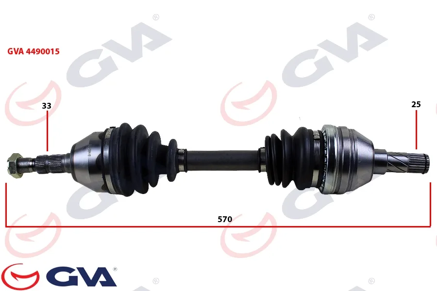 Komple Aks Sol ASTRA H 1.3 CDTI 2004 570MM