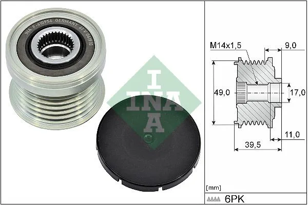 Alternator Kasnagı BMW F20 F21 F22 F23 F30 F31 F34 F32 F33 F36 F07 F10 F11 F18 E84 F25 F26 F15 F16 E 89