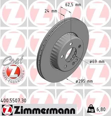 Fren Diski On Mercedes C - CLASS W205 S205 C205 A205 (2 Adet)
